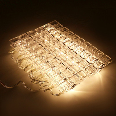 Гирлянда ColorWay Светодиодная с прищепками для фото 20 LED/3M USB (CW-LCP-20L30BU) Винница - изображение 3