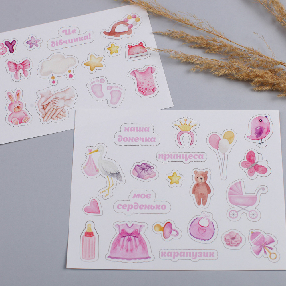 Стікери для дівчинки / Наклейки для дівчинки Тернополь - изображение 1