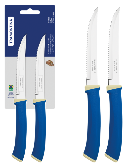 Набор ножей TRAMONTINA FELICE blue, 2 предмета (6852750) Киев - изображение 2