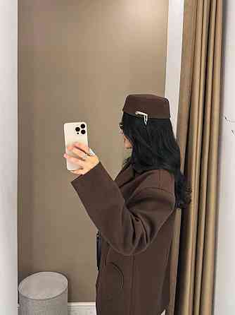 Женское элегантное пальто на подкладке турецкий кашемир Шоколад, 48/52 Одесса