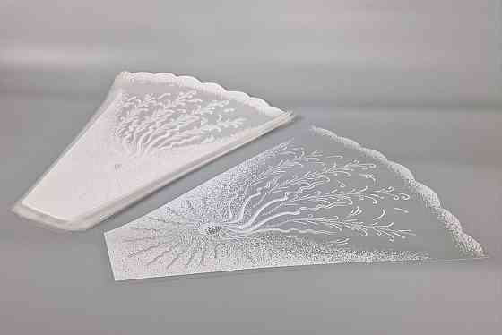 Упаковка конус під квіти h50/ 9низ/45верх(100 шт.)візерунок 161 (2) (100 шт.) Харків