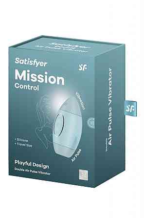 Вакуумний вібратор Satisfyer Mission Control blue Sex Aura Київ