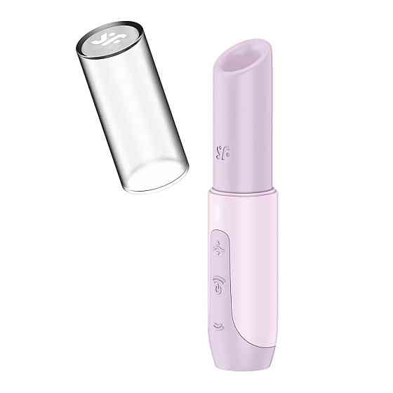 Вакуумний стимулятор Satisfyer Secret Kiss, магнітна технологія 3D Air Pulse, 30 режимів, кришечка Sex Aura Київ