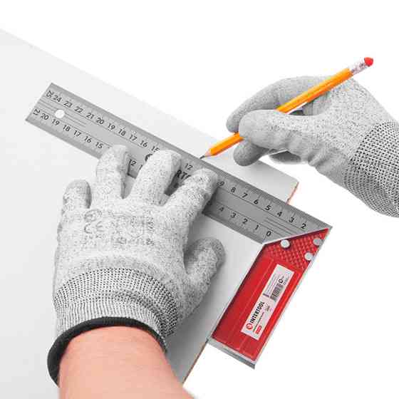 Угольник строительный, 250 мм NOatch (INTERTOOL) MT-2026 Киев