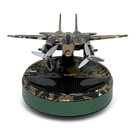 Ароматизатор автомобильный Военный самолет B5 на солнечной батарее Винница