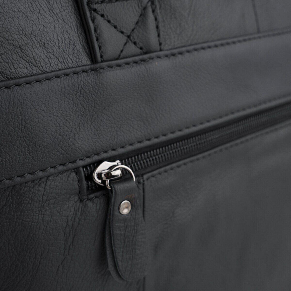 Сумка чоловіча для ноутбука і документів Чорна (Vintage) Київ - фото 4