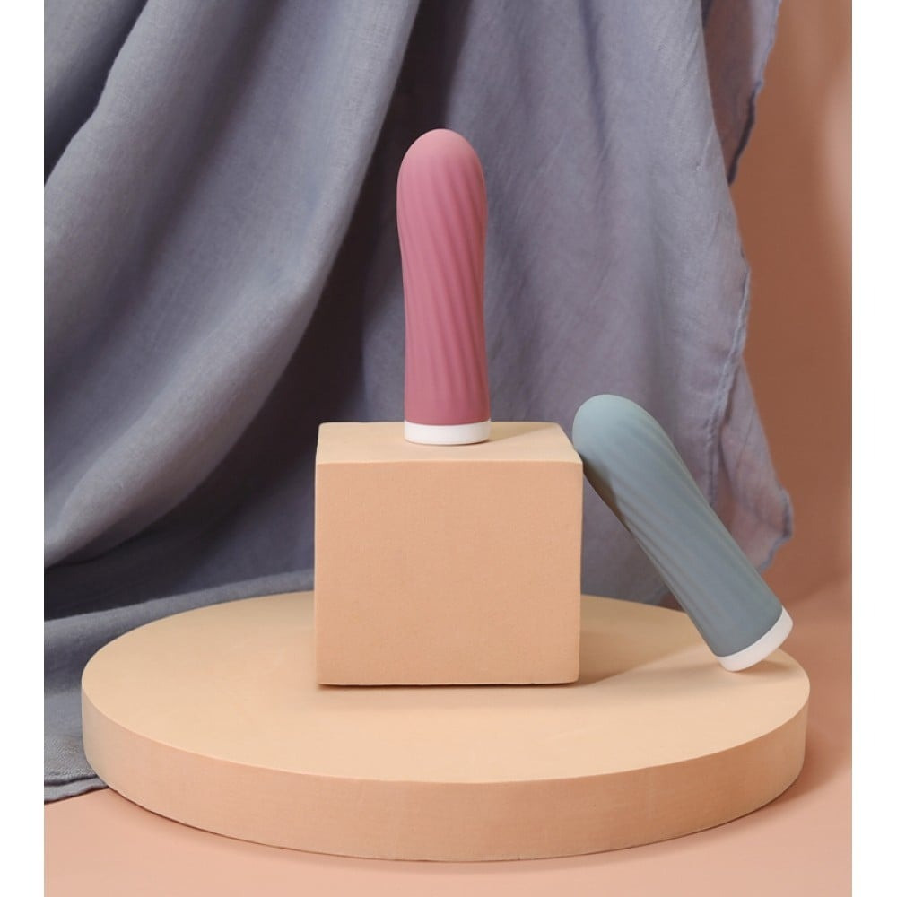 Мини-вибратор для клитора рельефный Sweet Em Velvet Lure, 10 режимов вибрации, голубой Sex Aura Киев - изображение 7