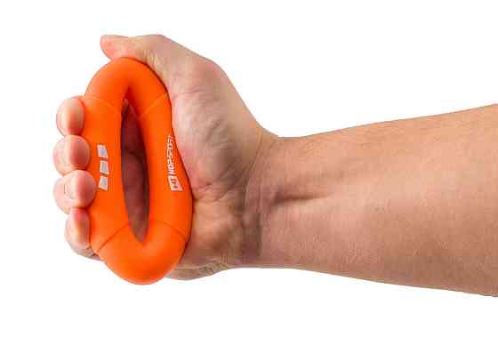 Еспандер силіконовий овальний 22,6кг Hop-Sport HS-S022OG помаранчевий Київ