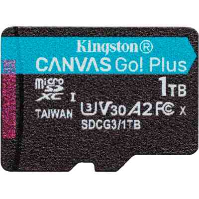 Карта памяти Kingston 1TB microSDXC сlass 10 UHS-I U3 V30 A2 Canvas Go Plus G4 (SDCG4/1TBSP) Винница