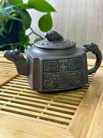Чайник заварювальний ісинська глина 400 мл "Тибет" темний Т2582 Київ