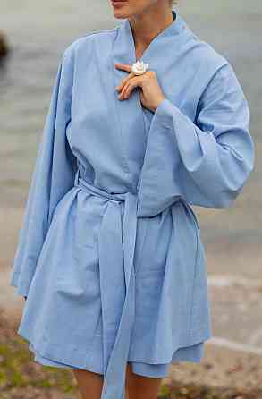 Женский летний костюм с шортами Geneva Голубой S-M Харьков