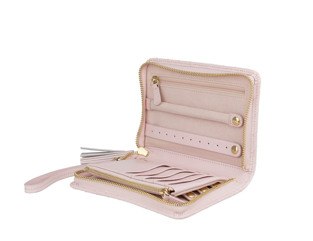 Футляр для драгоценностей Friedrich Lederwaren Aurora (12х17х3 см) Розовый Киев - изображение 1