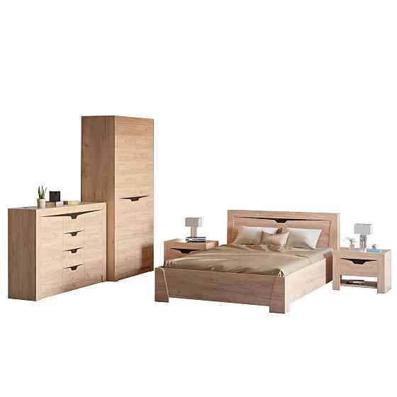 Спальня Эверест Liberty Комплект №2 (5 элементов) дуб крафт золотой (DTM-2499) Львов