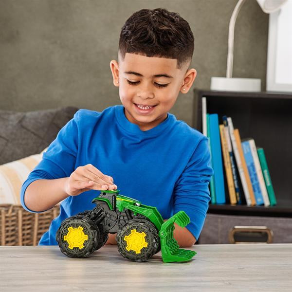 Машинка Трактор John Deere Kids Monster Treads з ковшем і великими колесами (47327) Харків - фото 9