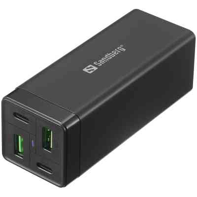Зарядное устройство Sandberg 4in1 2xUSB-C 2xUSB PD 65W QC 3.0 20W (441-45) Винница