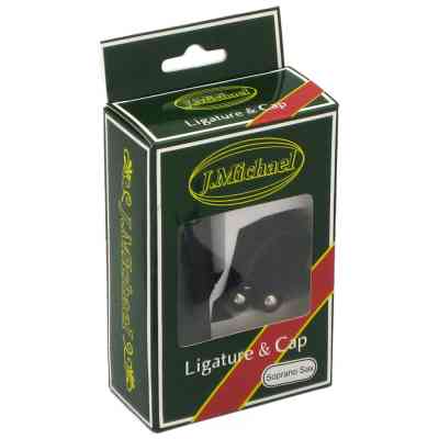 Лігатура для саксофонів J.Michael Leather Clamp and Cap for Soprano Sax (D-02) Вінниця
