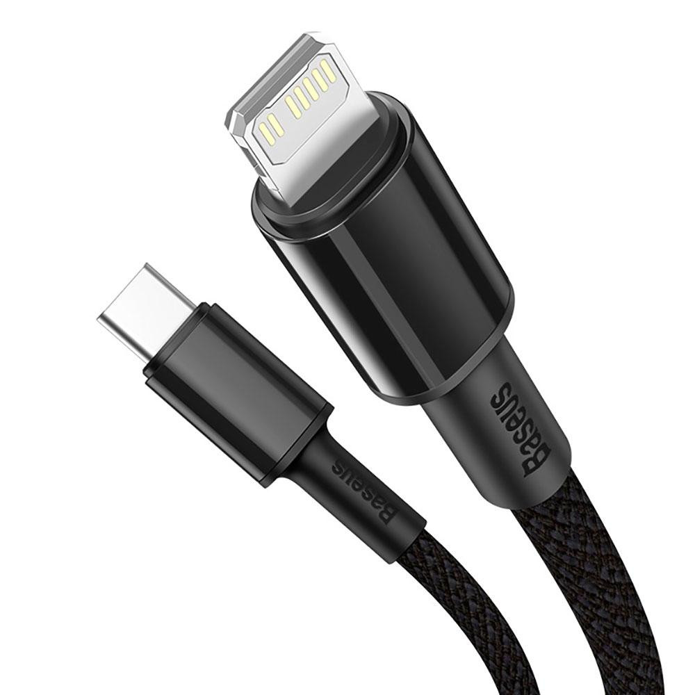 Кабель Baseus High Density Braided Fast Charging Data Cable Type-C to iP PD 20W 1m Black Одеса - фото 3
