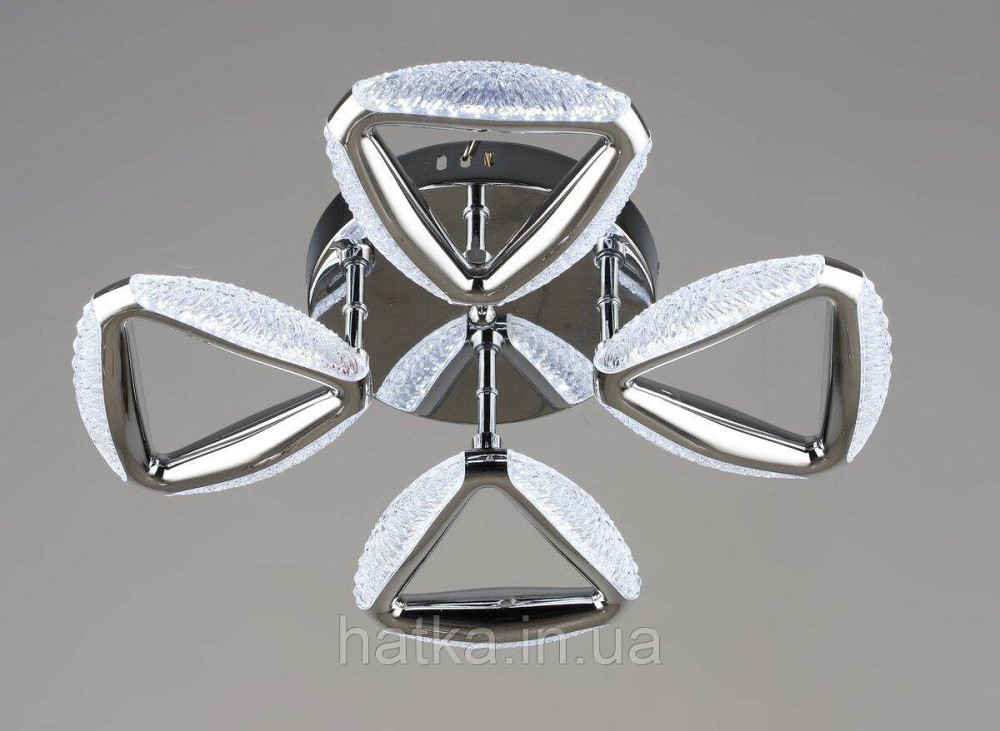 Люстра светодиодная акриловая Sirius B YH1302/4 CH 24W Киев - изображение 1