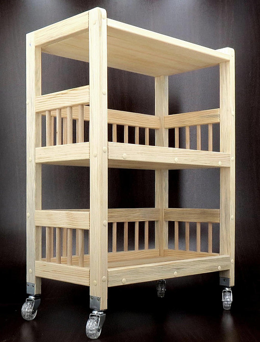 Етажерка для ванної на коліщатах "Комунія" бланже Миколаїв - фото 3