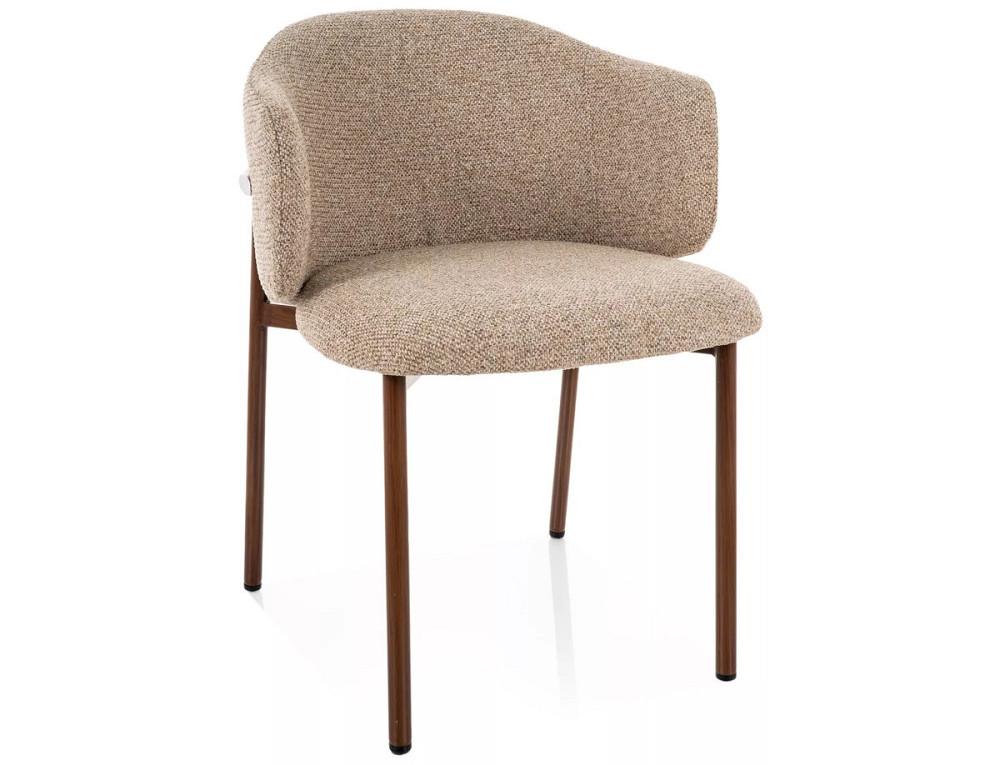 Стілець OSAKA D горіх метал/беж TAP.253 Днепр - изображение 1