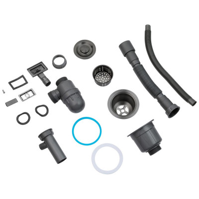 Мийка кухонна Kroner PVD Schwarze-4050HM (CV035374) Вінниця - фото 5