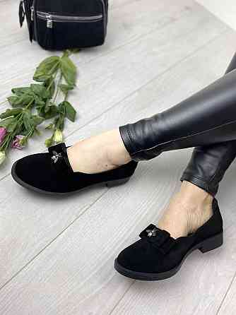 Туфлі жіночі VIKTTORIO АЙС чорні (весна-осінь, замша натуральна) (2698) 40 Коломыя