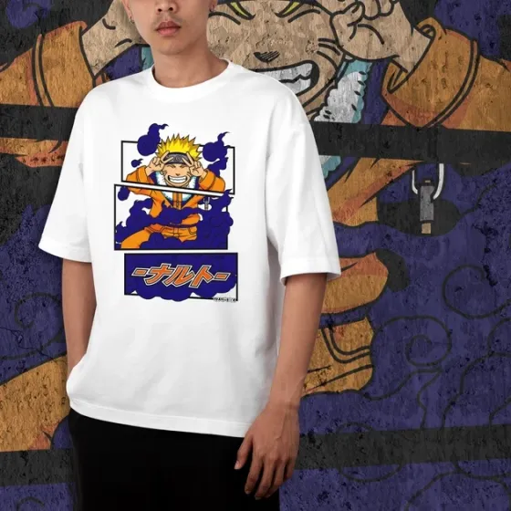 Футболка для подростка мальчика с принтом Наруто Узумакі Кид Размер 160 Anime10331 Днепр