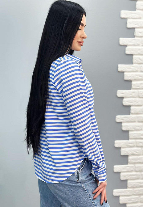 Сорочка з довгими рукавами "Strike" оптом | Норма і батал | Розпродаж моделі Київ - фото 3