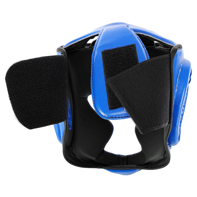 Шолом боксерський з повним захистом шкірозамінник BOXER NEW 2036-N М-XL Вишневе - фото 6