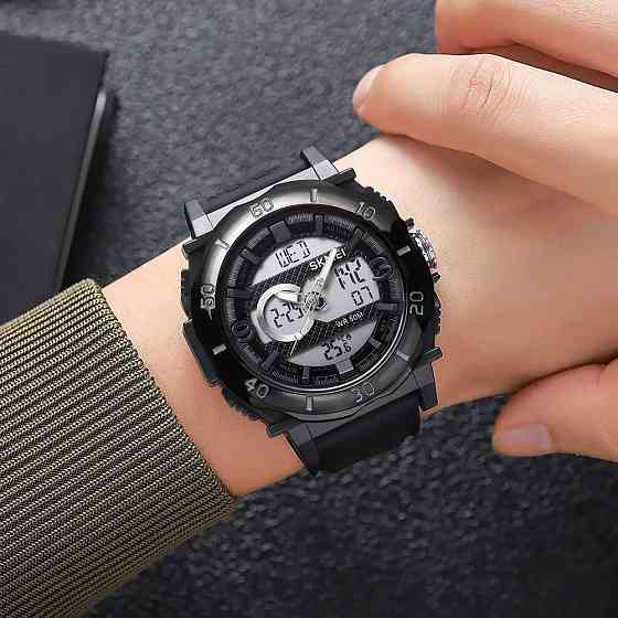Армійські наручні годинники для чоловіків SKMEI, Захисні тактичні годинники Водонепроникні PZ-85 Львів