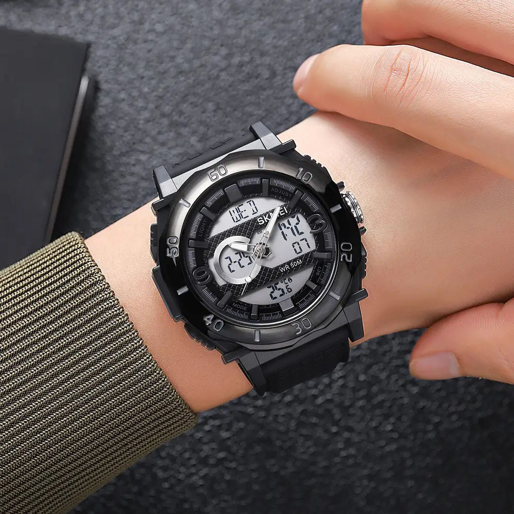 Армійські наручні годинники для чоловіків SKMEI, Захисні тактичні годинники Водонепроникні PZ-85 Львів - фото 6