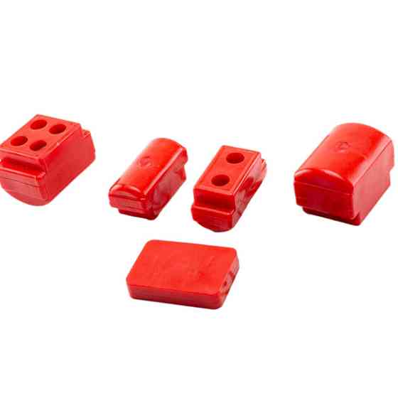 Подушка ГАЗ 53 задняя (к-кт 5 шт) (красные) рессоры Мукачево