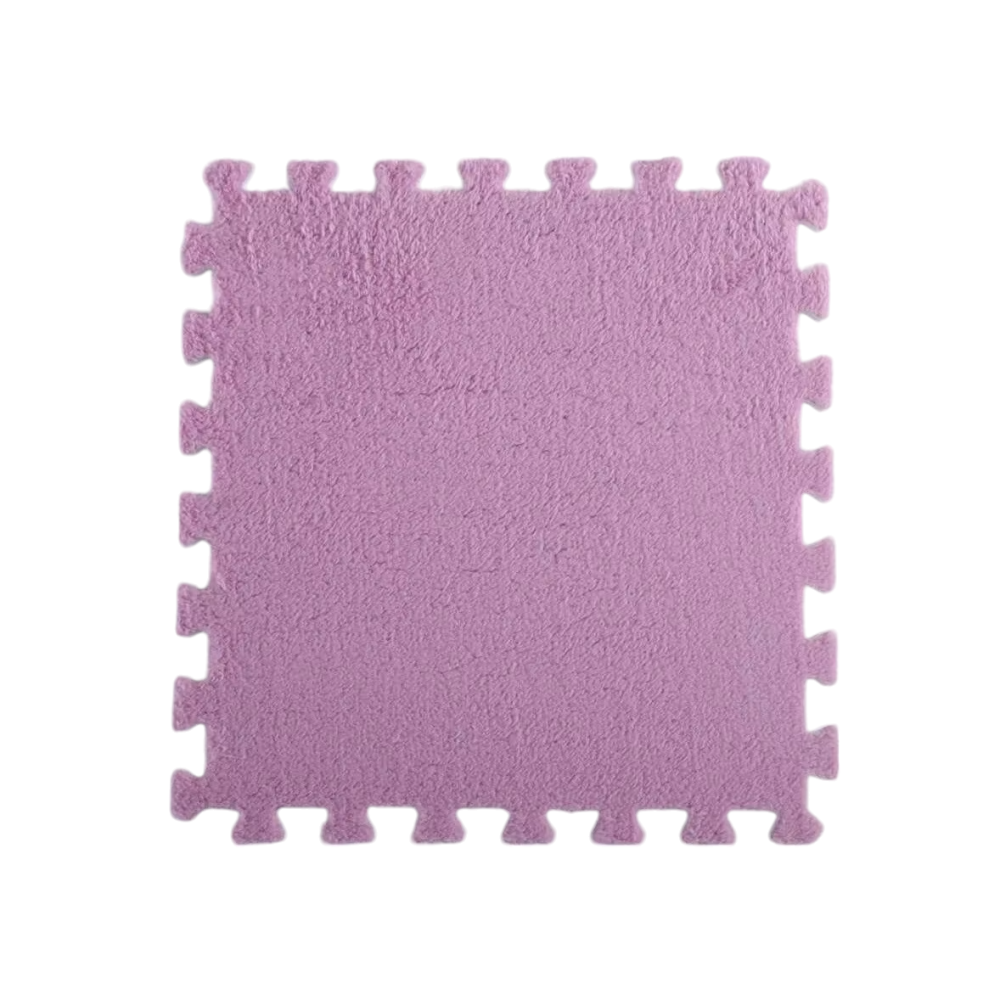 Коврик-пазл плюшевый, термоковрик, мат детский теплый 60*90см, 6 пазлов, цвет фиолетовый Каменец-Подольский - изображение 2