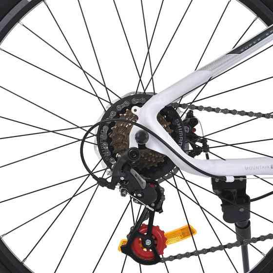 Велосипед SKD75 MTB 2605-2, 26 дюймів, сталева рама 16 Sunrun 24SP білий Вінниця