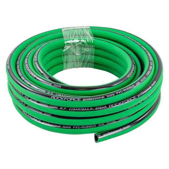 Шланг гумовий повітряний армований 10*16мм*10м ROCKFORCE RF-AHC-52H Одеса