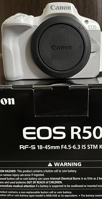 Фотоаппарат НОВИЙ Canon EOS R50 з об'єктив + RF-S 18-45mm f/4.5-6.3 IS STM Киев - изображение 7