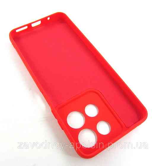 Motorola Moto G15 Силиконовый чехол Защита камеры (красный) Одесса