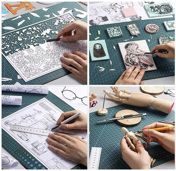 Коврик двусторонний А3 для ручной резки самовосстановительный Bigstren (19344) Нововолынск - изображение 8