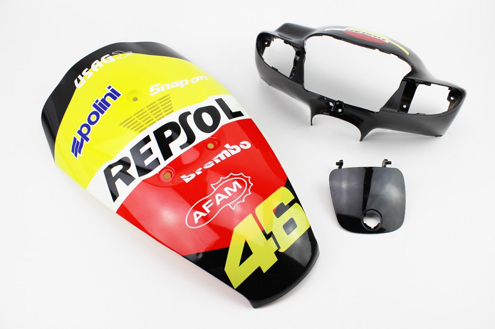 Suzuki LET'S-III пластик - к-кт фарбовані 5 деталей, TUNING Киев - изображение 3