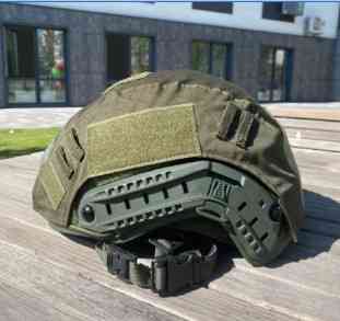 Тактический шлем FAST High Cut (IIIA NIJ) с кавером (Оливковый) L Киев