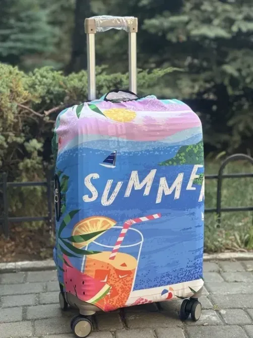 Чохол для дорожньої валізи на валізу захисний 25-28" L, Summer2 Київ - фото 1