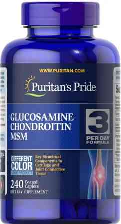 Глюкозамин хондроитин и МСМ Puritan's Pride Double Strength Glucosamine Chondroitin MSM 240 таб Киев