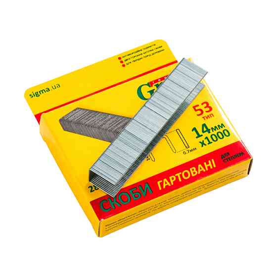 Grad Скобы 14×11.3мм каленые 1000шт GRAD (2812245) Киев