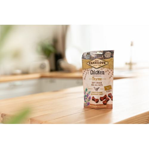 Ласощі Carnilove Cat Semi Moist Snack Chicken with Thyme для котів для здоров я сечовивідних шляхів з куркою та чебрецем 50 Київ - фото 6