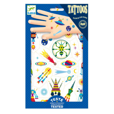 Набір для творчості Djeco Космос наклейки на тіло (DJ09590) Вінниця - фото 1