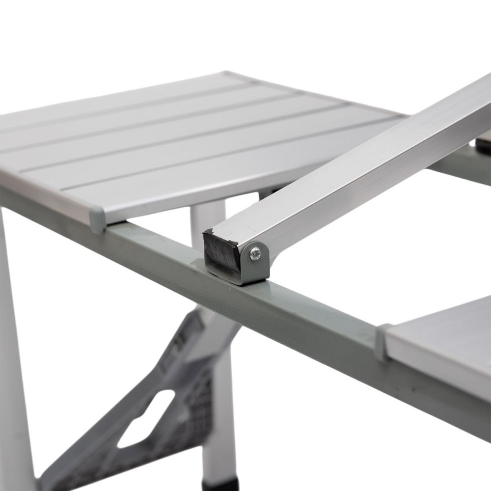 Складаний алюмінієвий стіл трансформер + 4 стільці для пікніка у валізі набір туристичних складних меблів G03-2 Коломия - фото 4