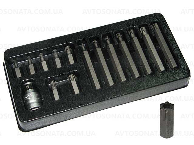 Набор бит 15пр. TORX с углублением KingRoy 31564 Винница - изображение 1