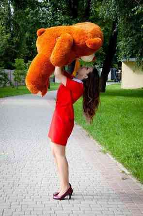 М'яка  іграшка подарунок на 8 березня плюшевий ведмедик Ветли 130 см Коричневий Тернопіль