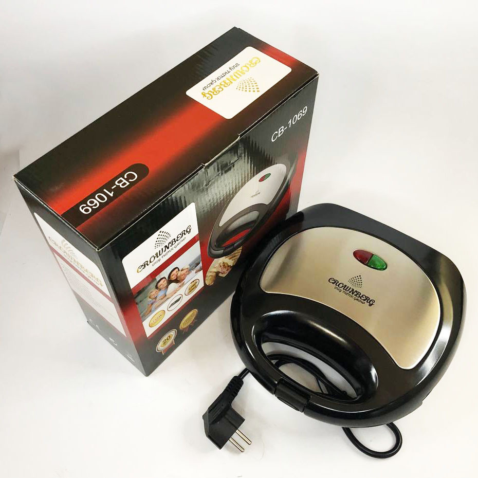 Бутербродниця побутова Crownberg Cb-1069, Гриль вафельниця бутербродниця професійна PV-42 Львів - фото 17