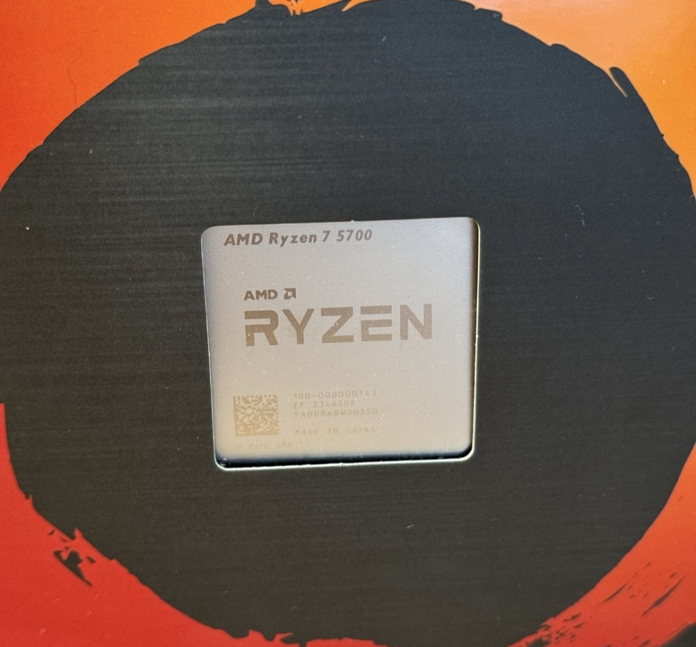 Ігровий комплект: Ryzen 7 5700 Box, B450 плата, кулер. Київ - фото 1